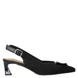 Wehkamp Miss Elastic Flow slingback pumps zwart aanbieding