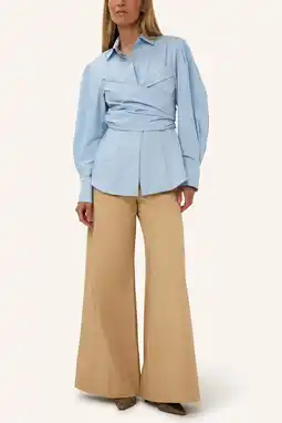 Wehkamp JOSH V blouse lichtblauw aanbieding