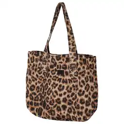 Wehkamp Sarlini shopper met panterprint bruin aanbieding