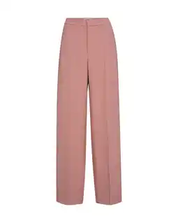 Wehkamp Mos Mosh Wide leg highwaist pantalon roze aanbieding
