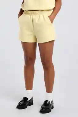 Wehkamp America Today sweatshort - geel aanbieding