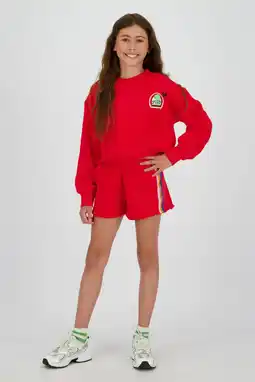 Wehkamp Vingino relaxed sweatshort rood aanbieding