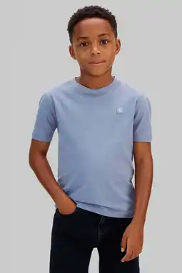 Wehkamp Calvin Klein T-shirt blauw aanbieding