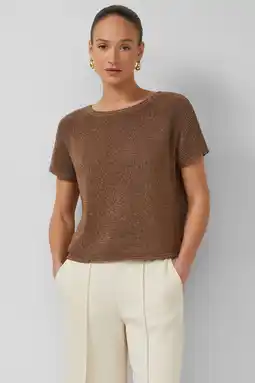 Wehkamp s.Oliver BLACK LABEL pullover bruin gebreid aanbieding