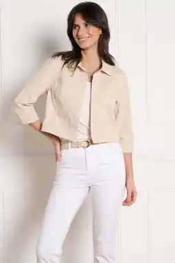 Wehkamp LOLALIZA spijkerjas beige aanbieding