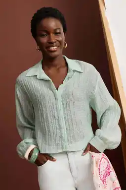 Wehkamp LOLALIZA blouse mintgroen aanbieding