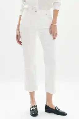 Wehkamp Caroll cropped jeans ecru aanbieding