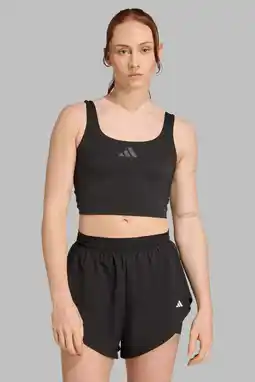 Wehkamp adidas Performance sporttop Optimé zwart aanbieding