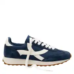 Wehkamp Boax Homerun leren sneakers donkerblauw aanbieding