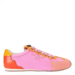 Wehkamp Kurt Geiger Islington suède sneakers met strass roze/oranje aanbieding