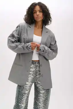 Wehkamp Refined Department regular blazer grijs aanbieding