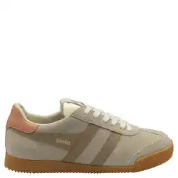 Wehkamp Gola Elan suède sneakers beige/groen aanbieding