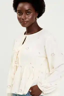 Wehkamp Cache Cache gebloemde blouse lichtgeel aanbieding