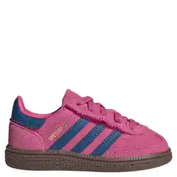 Wehkamp adidas Originals Handball Spezial suède sneakers met elastische veters roze/blauw aanbieding