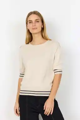Wehkamp Soyaconcept gestreepte top crème aanbieding