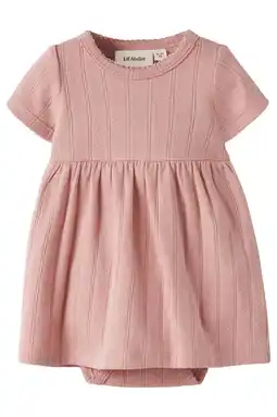 Wehkamp LIL' ATELIER BABY midijurk met vaste romper roze aanbieding