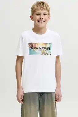 Wehkamp JACK & JONES JUNIOR T-shirt wit aanbieding
