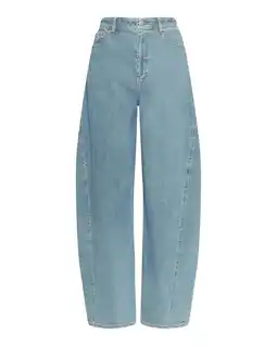 Wehkamp MSCH Copenhagen barrel jeans light blue denim aanbieding