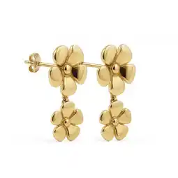 Wehkamp KARMA Jewelry gold plated oorbellen Plain Flower aanbieding