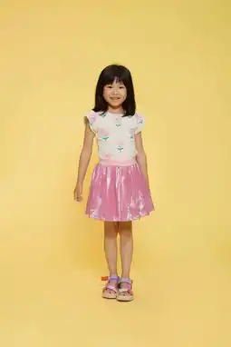 Wehkamp Jubel rok Rolling into Spring roze aanbieding