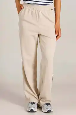 Wehkamp Ivy Beau relaxed regularwaist casual broek beige aanbieding