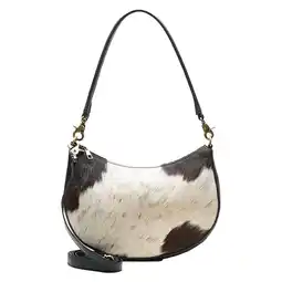Wehkamp Chabo Bags leren schoudertas Crazy Cow zwart aanbieding