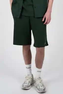 Wehkamp Prohibited Seaside Waffle Shorts regular casual short met textuur donkergroen aanbieding
