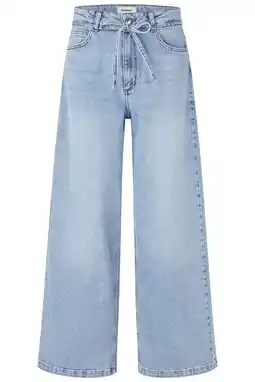 Wehkamp Modström wide leg jeans medium blue denim aanbieding