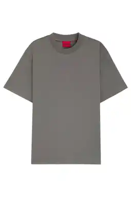 Wehkamp HUGO regular T-shirt grijs aanbieding