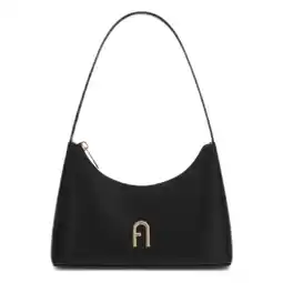 Wehkamp Furla leren schoudertas Diamante Mini zwart aanbieding
