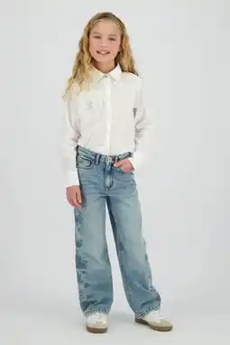 Wehkamp Vingino gebloemde blouse wit aanbieding