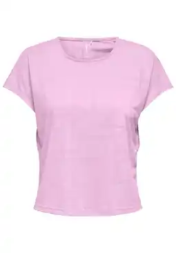 Wehkamp ONLY PLAY sportshirt Onpaub-Merlin On Ss Bat Short Nd Tee roze aanbieding