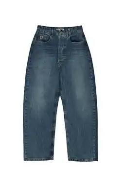Wehkamp Lois Bruna L barrel jeans dark blue denim aanbieding