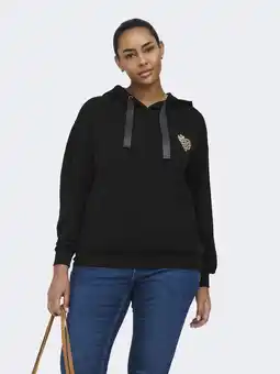 Wehkamp ONLY CARMAKOMA hoodie zwart aanbieding