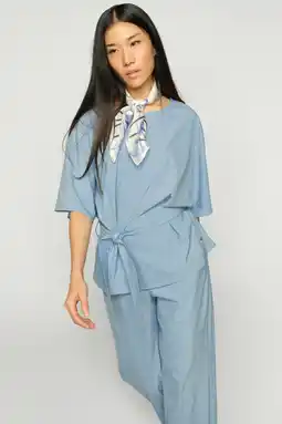 Wehkamp Mos Mosh blousetop lichtblauw aanbieding