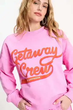 Wehkamp POM Amsterdam sweater roze aanbieding