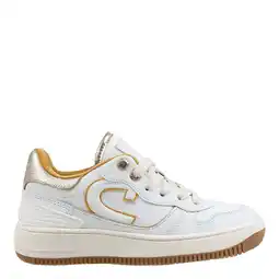Wehkamp Cruyff leren sneakers wit/goud aanbieding