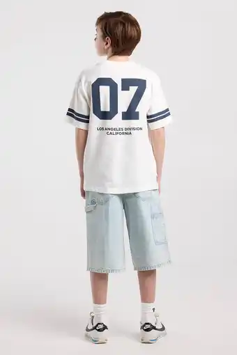 Wehkamp America Today T-shirt met backprint wit aanbieding