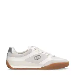 Wehkamp Liu Jo Lewis 01 leren sneakers wit/beige aanbieding