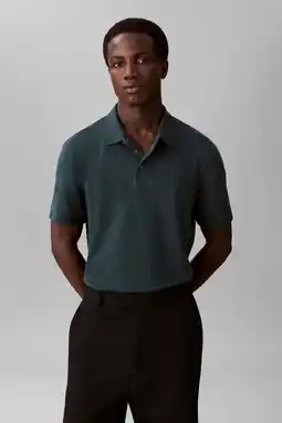 Wehkamp Calvin Klein regular polo donkerblauw aanbieding