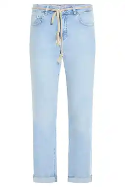 Wehkamp Para Mi Bobby highwaist straight leg jeans light blue denim aanbieding