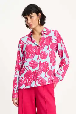 Wehkamp POM Amsterdam blouse lichtblauw aanbieding