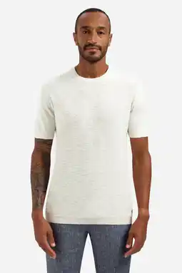 Wehkamp No Excess regular T-shirt fijn gebreid ecru aanbieding