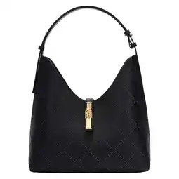 Wehkamp Furla leren schoudertas Goccia M zwart aanbieding