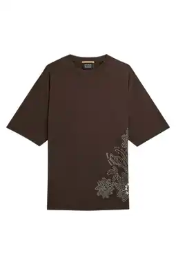 Wehkamp Scotch & Soda T-shirt donkerbruin aanbieding