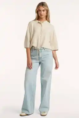 Wehkamp Circle of Trust JONA DNM regularwaist regular fit jeans light blue denim aanbieding