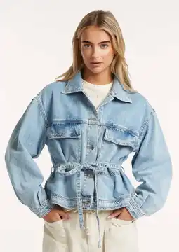 Wehkamp Circle of Trust denim spijkerjas medium blue denim aanbieding