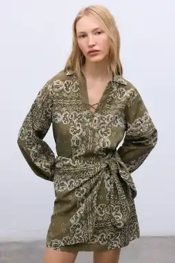 Wehkamp The New Society blouse met paisley print groen aanbieding