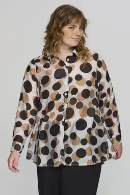 Wehkamp STUDIO blouse met stippen zwart aanbieding