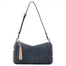 Wehkamp Marc Jacobs denim schoudertas The Snapshot blauw aanbieding